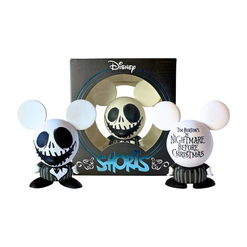 Disney Shorts Jack Skellington front and back views with box