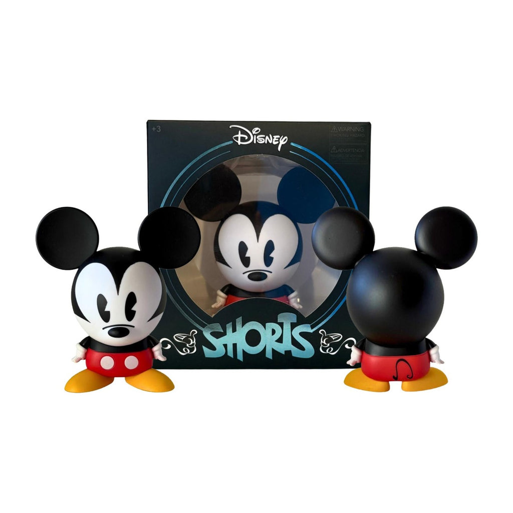 Disney Shorts Mickey Mouse Icon front and back views with box