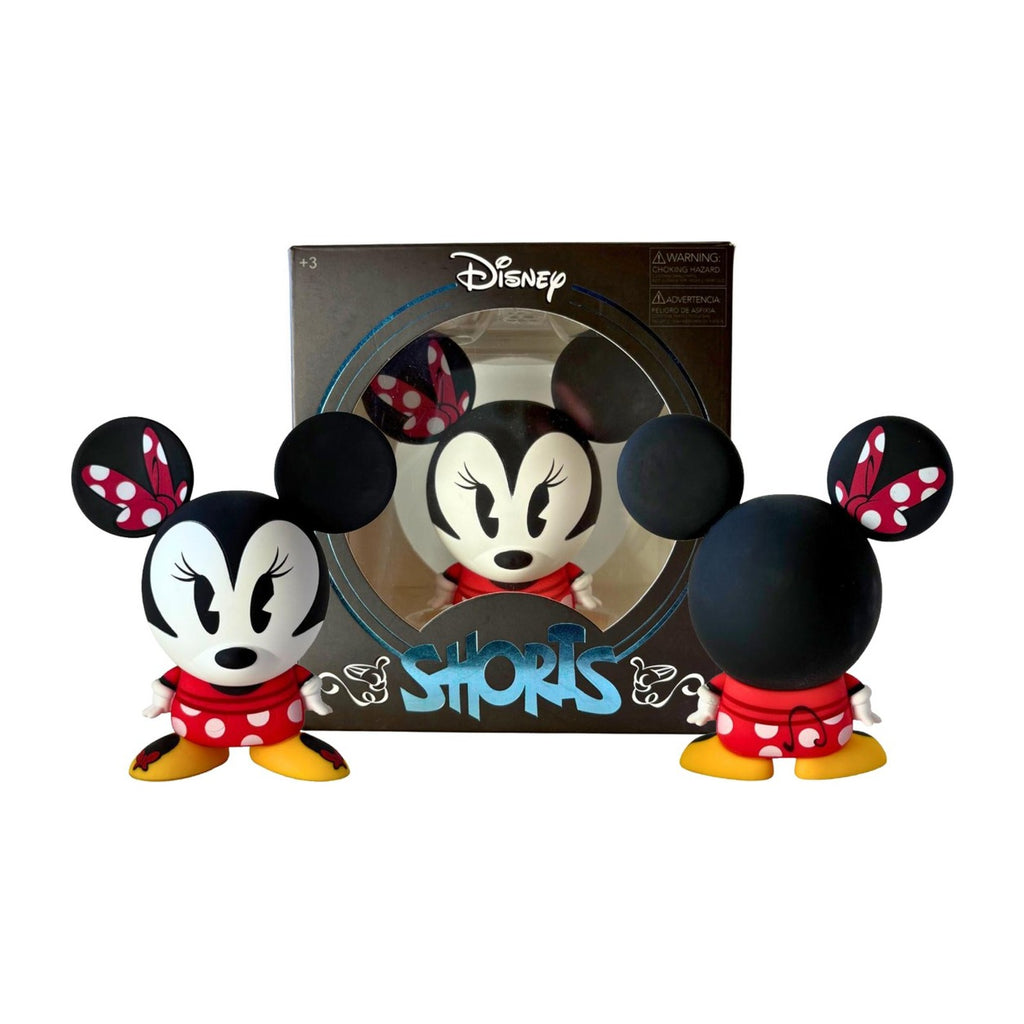 Disney Shorts Minnie Mouse Icon front and back views with box